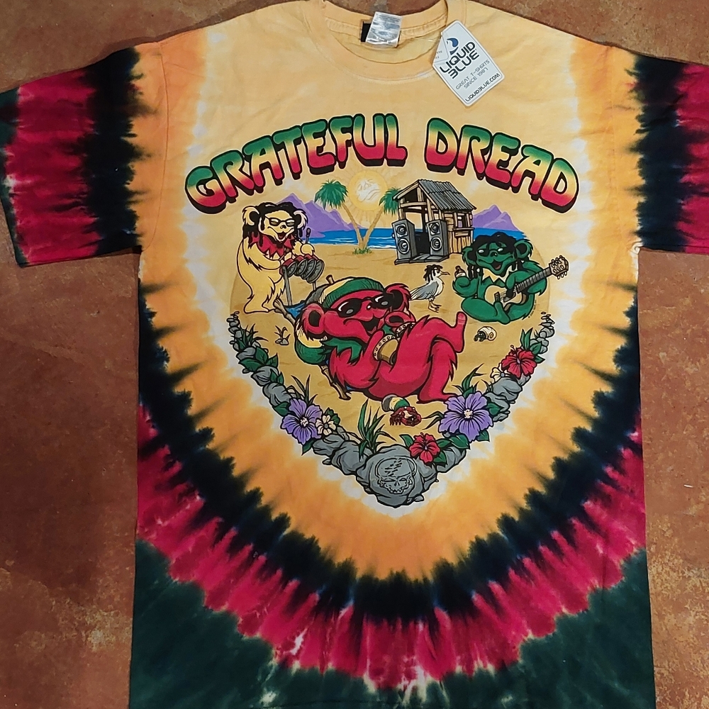 New Grateful dead tie dye t shirt
